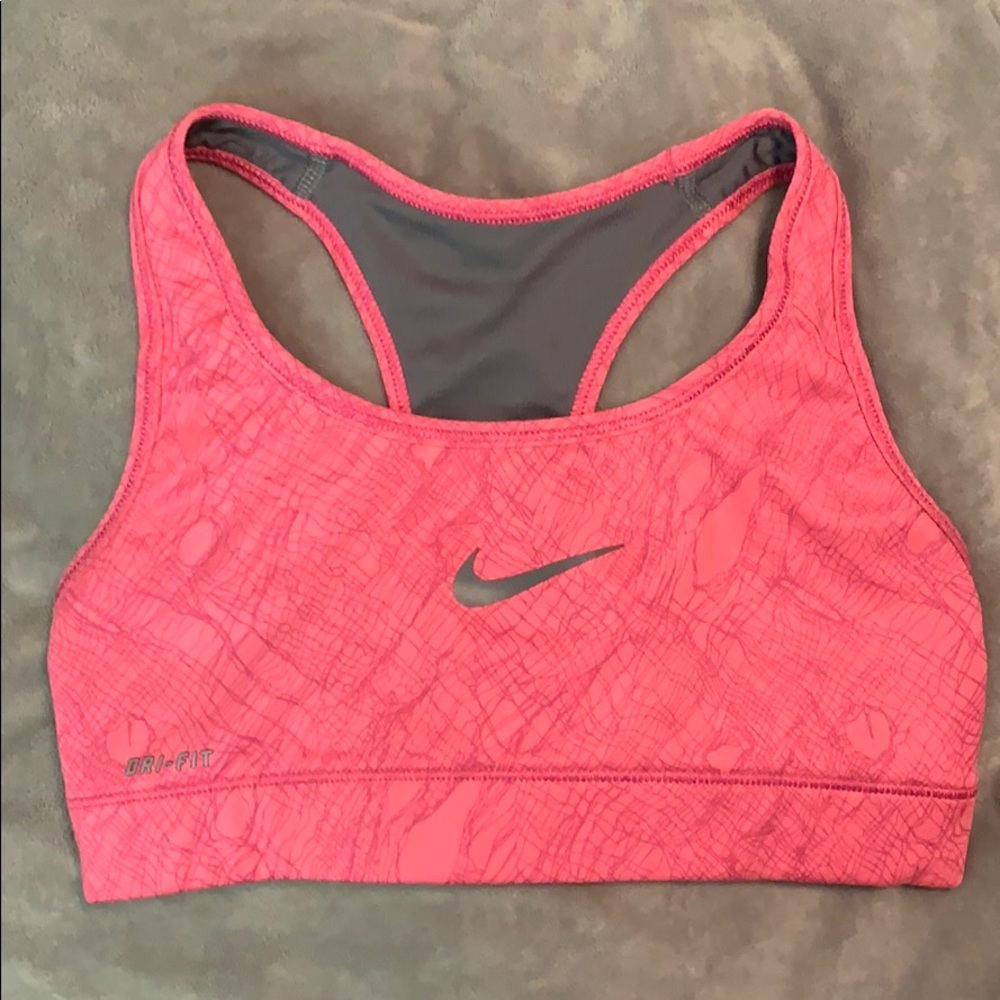 Pink Nike Sports Bra